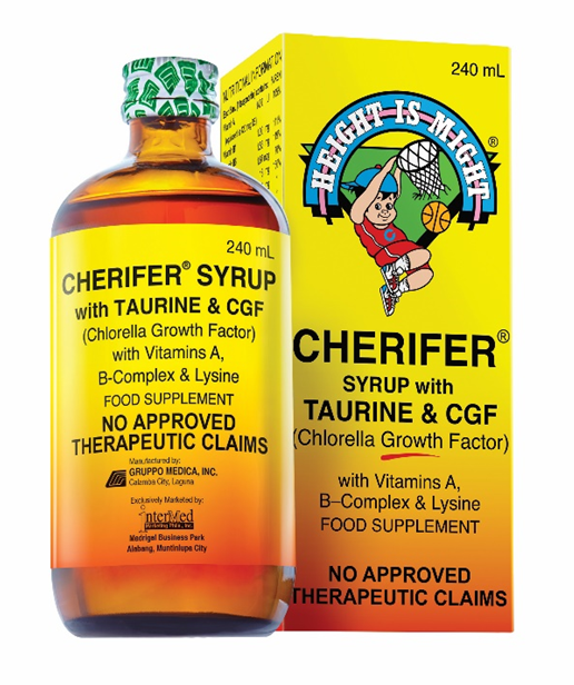 Cherifer Syrup with Taurine & CGF - Chlorella Growth Factor