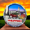 Philippine Kalesa at Luneta Park Wooden and Acrylic Refrigerator Magnet