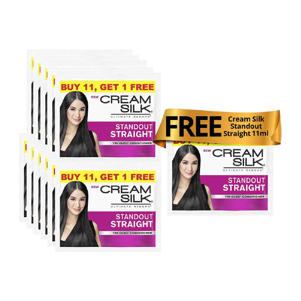 Cream Silk Standout Straight Vitamin Boost Conditioner - 12 Sachet x 13ml