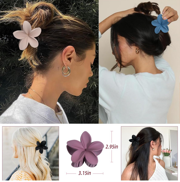 Hawaiian Flower Hair Clips