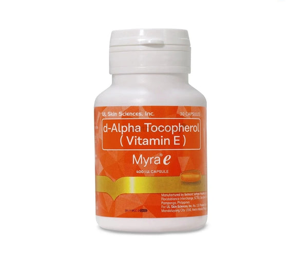 Myra E 400 IU Vitamin E d-Alpha Tocopherol (30caps)