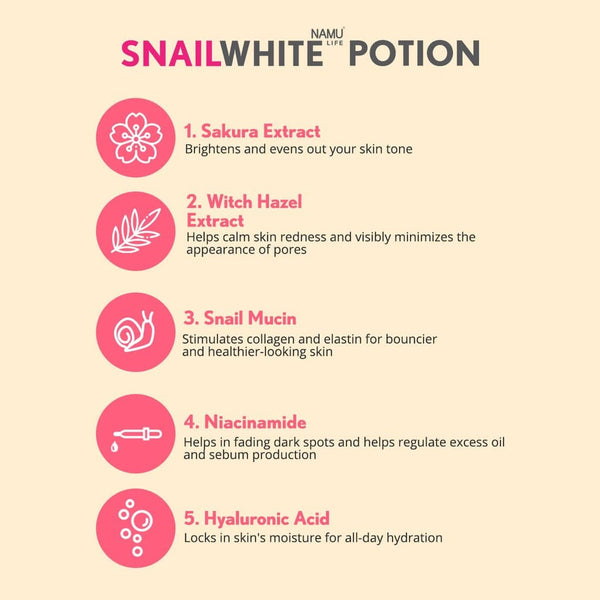 Snailwhite Sakura Hazel Soothing Essence Gel