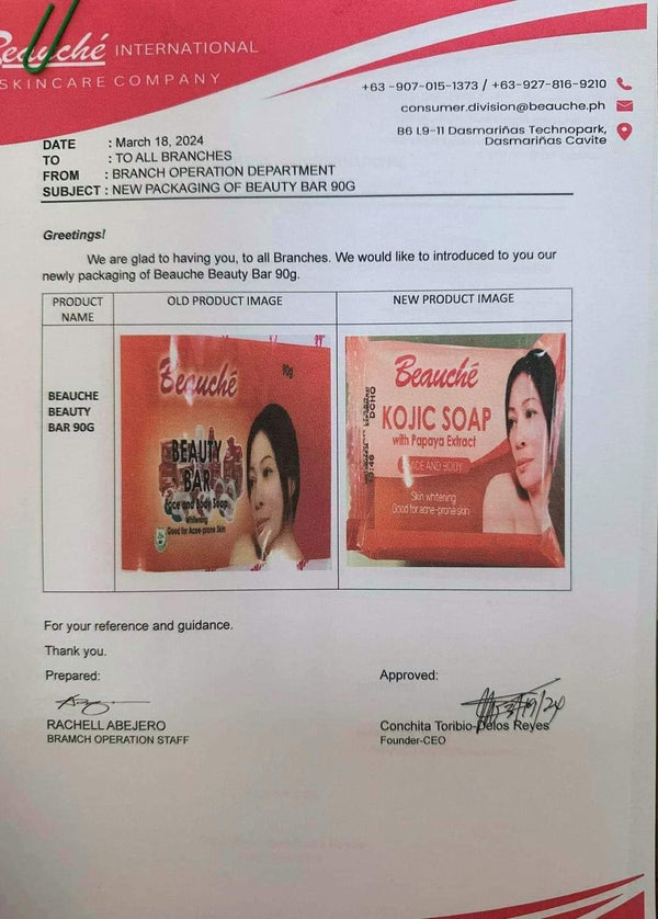 Beauche Beauty Bar Soap