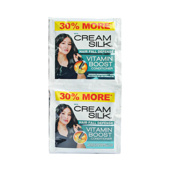 Cream Silk Hair Fall Defense Vitamin Boost Conditioner - 12 Sachet x 13ml