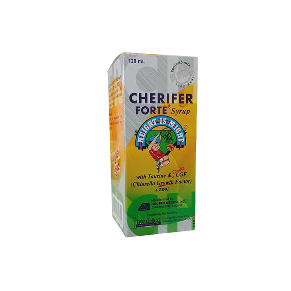 Cherifer Forte Syrup with Taurine & Double CGF - Chlorella Growth Factor with Zinc
