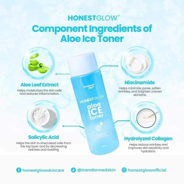 HonestGlow Aloe Ice Toner
