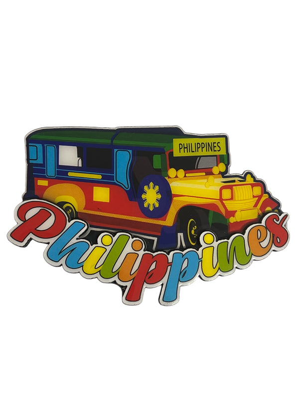 Refrigerator Magnet Jeepney