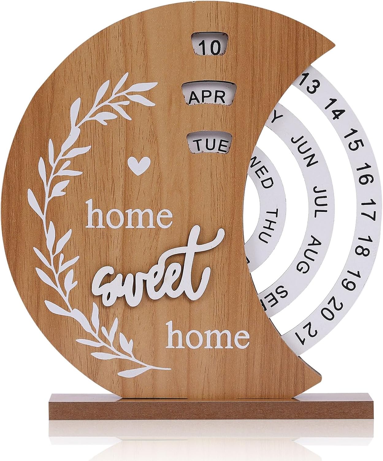 Wooden Perpetual Calendar (Moon Calendar)