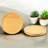 Bamboo Coasters with Bamboo Wood Square Coaster Holder