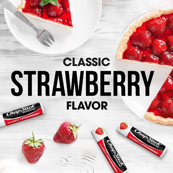 Chap Stick Skin Protectant Classic Strawberry