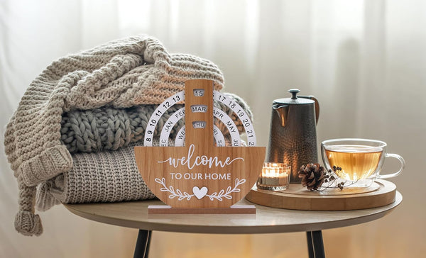 Wooden Perpetual Calendar (Observation Wheel Calendar)