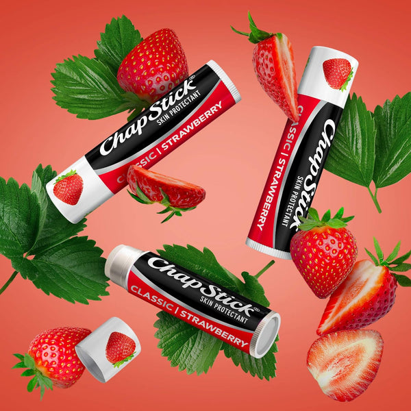 Chap Stick Skin Protectant Classic Strawberry