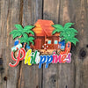 Philippine Bahay Kubo Wooden and Acrylic Refrigerator Magnet