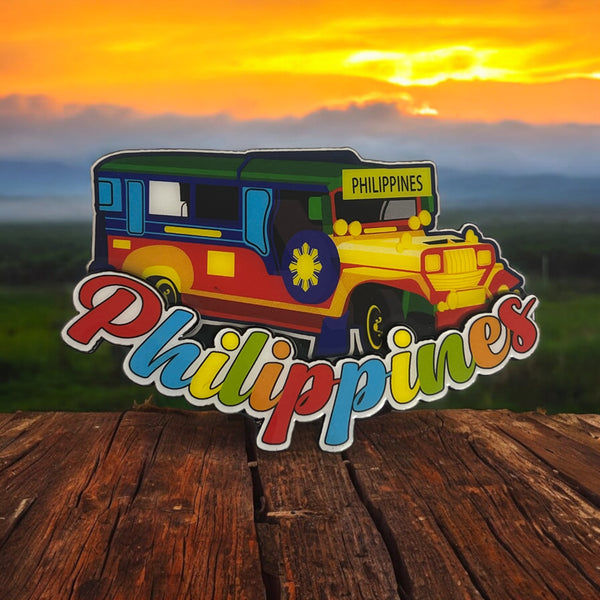 Refrigerator Magnet Jeepney