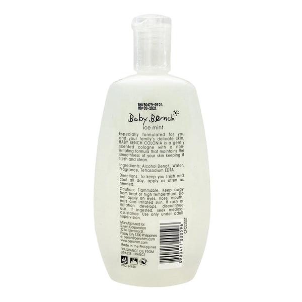 Baby Bench Ice Mint Cologne