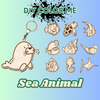 Mini Marine Friends β DIY Color Me Keychain Kit