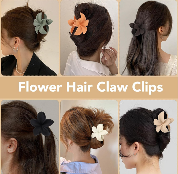 Hawaiian Flower Hair Clips