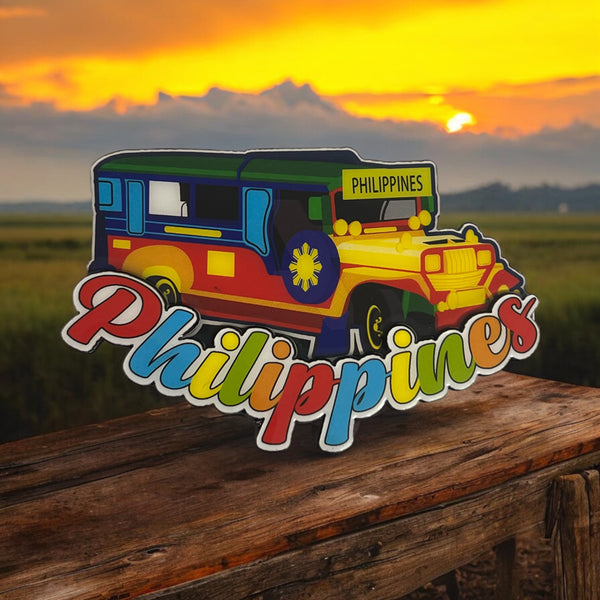 Refrigerator Magnet Jeepney