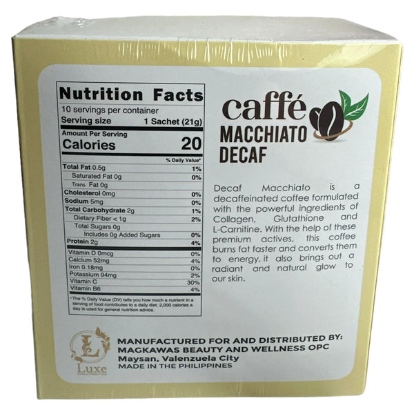 Luxe Slim Caffe Macchiato Decaf