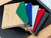 Bamboo Cover Notebook with Felt Accent | A5 | Magnetic Flap Enclosure