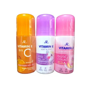 AR Vitamin E Gluta Collagen Roll On Deodorant