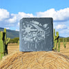 Slate Coaster – Laser Engraved ( Jeepney )