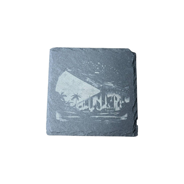 Slate Coaster – Laser Engraved ( Philippine Oasis )