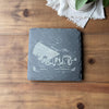Slate Coaster – Laser Engraved ( Philippine Oasis )