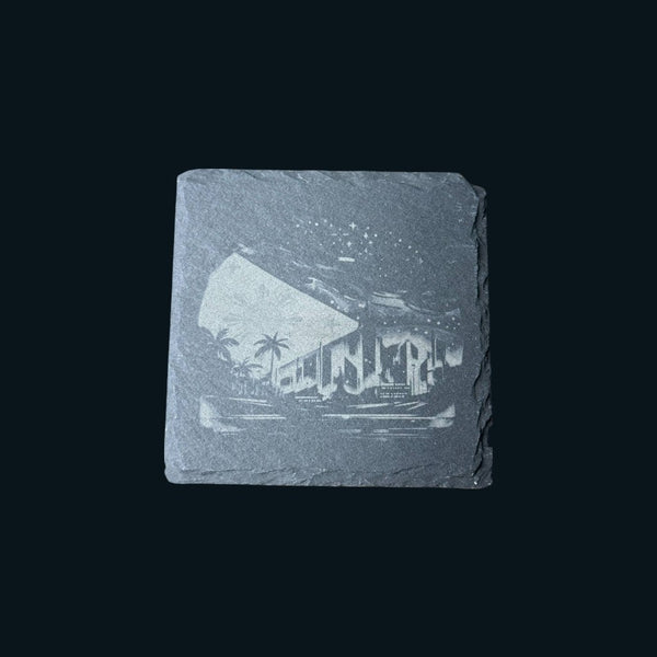 Slate Coaster – Laser Engraved ( Philippine Oasis )