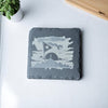 Slate Coaster – Laser Engraved ( Philippine The Conquer )