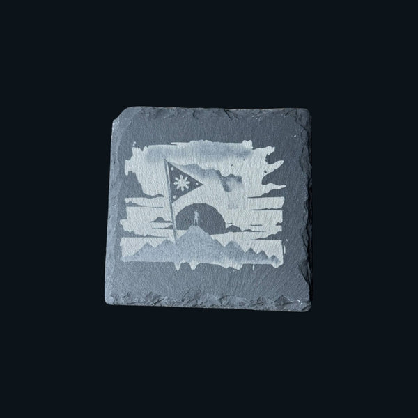 Slate Coaster – Laser Engraved ( Philippine The Conquer )