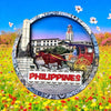 Philippine Kalesa at Luneta Park Wooden and Acrylic Refrigerator Magnet