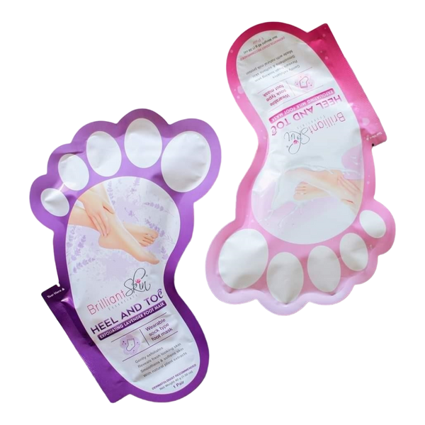 Brilliant Skin Essentials Heel & Toe Exfoliating Foot Mask