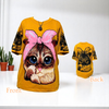 Oversized T-shirt Cutie Cat