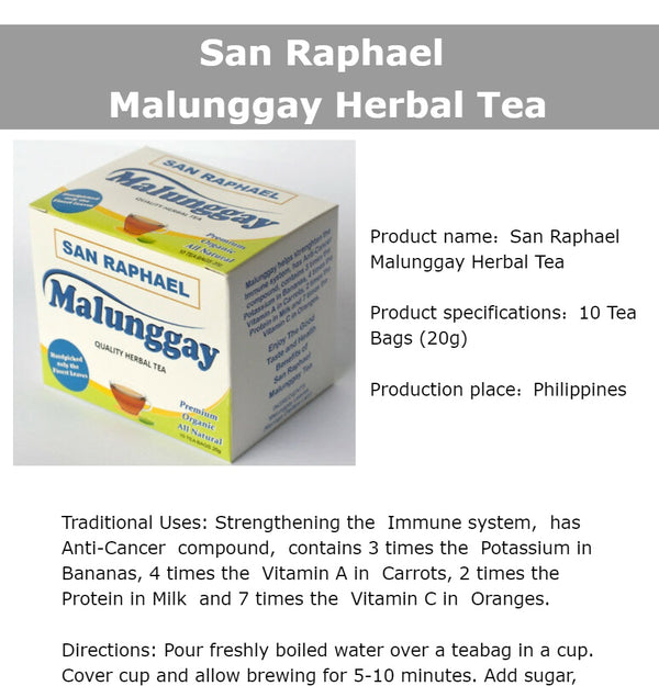 San Raphael Malunggay Tea