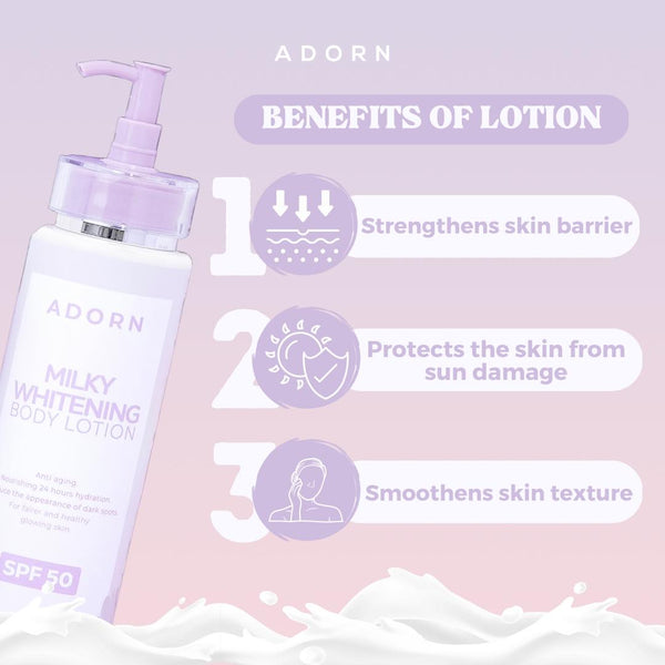 Adorn Milky Whitening Body Lotion