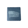 American Flag Slate Coaster – Laser Engraved