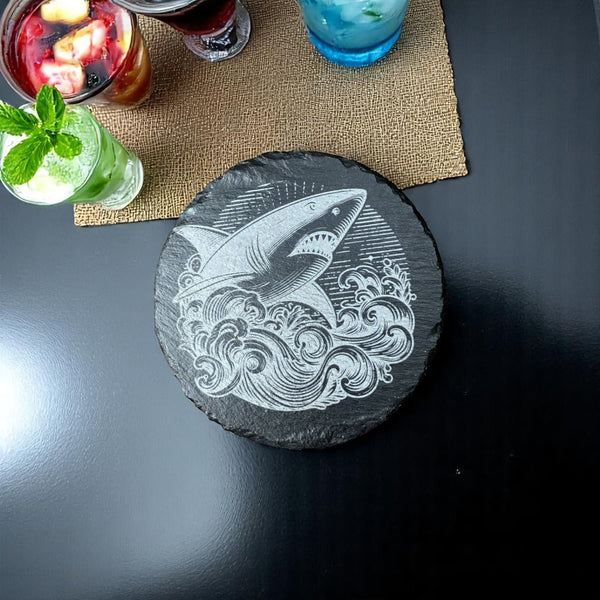Slate Coaster β Ocean Spirits Engraved Slate Coaster