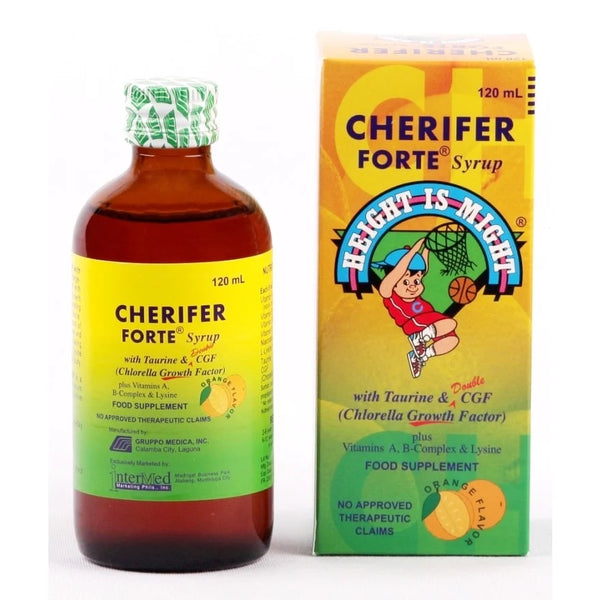 Cherifer Forte Syrup with Taurine & Double CGF - Chlorella Growth Factor