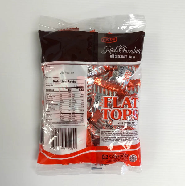 Ricoa Flat Tops Milk Chocolate