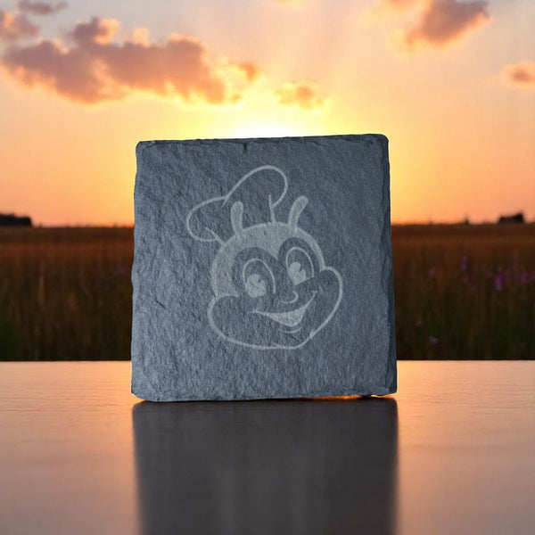 Slate Coaster – Laser Engraved (Jollibee)