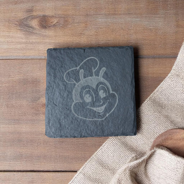 Slate Coaster – Laser Engraved (Jollibee)