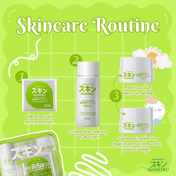 Madam Kilay Mamoru Skin Rescue 4 in 1 - Maintenance Set