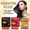 Keratin Plus Intense Brazilian Hair Treatment Gold 6 Sachet x 20g