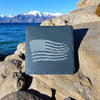 American Flag Slate Coaster – Laser Engraved