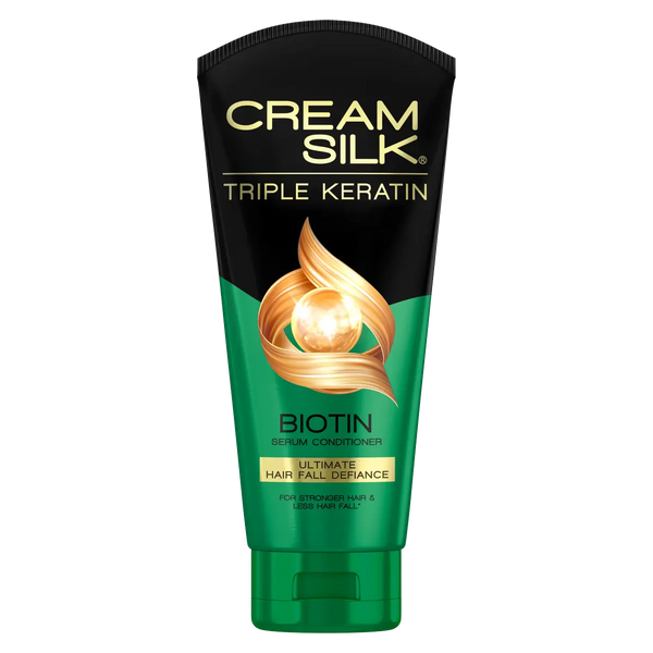 Cream Silk Triple Keratin Ultimate Hairfall Defiance Serum Conditioner (Pack of 2)