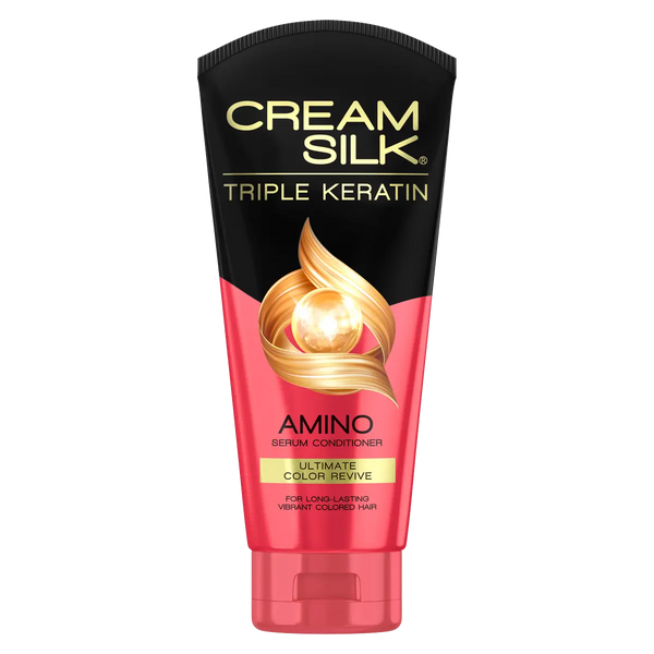Cream Silk Triple Keratin Ultimate Color Revive Serum Conditioner (Pack of 2)