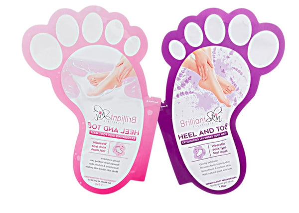 Brilliant Skin Essentials Heel & Toe Exfoliating Foot Mask