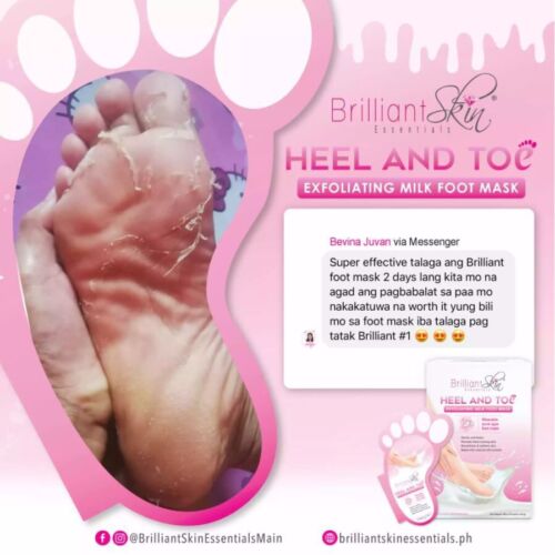 Brilliant Skin Essentials Heel & Toe Exfoliating Foot Mask