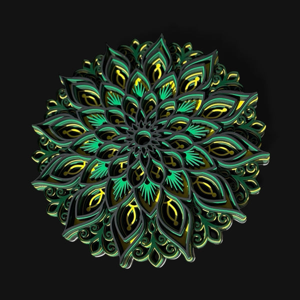 Layered Mandala Home Decor